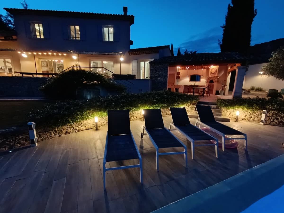 Façade de la villa provençale